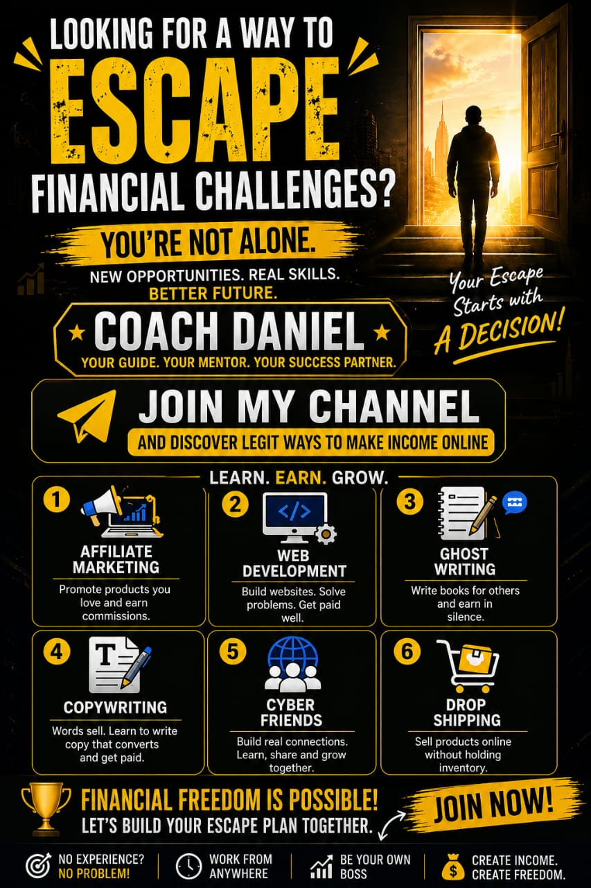 Coach Daniel's Money Hub promotional flyer